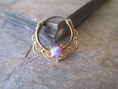 Gold Hoop Opal Jewelry, Gold Opal Hoop Jewelry, Dainty Gold Pink Opal Jewelry, Gold Hoop Body Jewelry For Gift, Dainty Pink Opal Gold Jewelry, Adjustable Gold Jewelry With Pink Opal, Gold Hypoallergenic Opal Jewelry, Gold Teardrop Opal Ring Gift, Adjustable Gold Pink Opal Jewelry