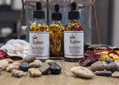 Kulture Essentials Hair Serum is created with all things natural and plant based. using herbal infusion oil is one of the most powerful ways to extract the benefits of botanical properties of leaves, flowers, stems, and roots into the oil. After infusion, the oil will now have the same benefits of the botanical. Vital natural herbs selected to help nourish the scalp and promote the growth of strong and healthy hair. 100% Natural quality oils and essentials oils selected that seal in moisture, smooth, soften and instill antioxidants for hair care. Ingredients: Castor Oil, Coconut Oil, Lavender Essential Oil, 100% Natural Herbs for hair (Vetiver root, Fenugreek, Hibiscus, Curry leaves, Magnolia Champaca seeds,) Weekly use: Apply a generous amount of oil to dry hair from scalp to the length o Herbs For Hair, Natural Hair Oils, Herbal Hair, Herbal Infusion, Hair Food, Natural Herbs, Hair Serum, Curry Leaves, Castor Oil