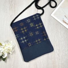 This cell phone bag has the right size for you to go shopping, to the gym or for a walk with your cell phone, ID card, keys and small things. There is a zipper on the top to keep things safe.Material: high quality canvas, cotton fabric, zipperDimension: 19.5cm x 15cm (7-3/4" x 5-7/8")Strap: 140cm (55")Inside: with cotton inner liningProduction time: about 3-4 working days (excluding holidays), shipped within two days after completion. ★other information--Kindly pls be noted that the fabric and l Functional Blue Phone Bag With Cell Phone Pocket, Casual Rectangular Phone Bag For School, Casual Rectangular Phone Bag With Removable Pouch, Casual Rectangular Phone Bag For Daily Use, Casual Blue Phone Bag With Cell Phone Pocket, Functional Rectangular Phone Bag With Cell Phone Pocket, Functional Blue Rectangular Phone Bag, Square Travel Phone Bag With Cell Phone Pocket, Portable Phone Bag For Everyday Use