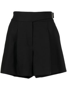 GOODIOUS high-waisted Shorts - Farfetch High-waisted Shorts With Waistband, Chic Bottoms With Short Length And Waistband, Chic Bottoms With Waistband In Short Length, Black High-waisted Belted Shorts, Chic Short Length Bottoms With Waistband, Black Belted High-waisted Shorts, Fitted Belted High-waisted Shorts, Chic High Waisted Shorts With Waistband, Chic High Waist Shorts With Waistband