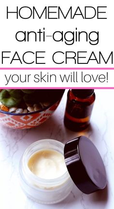 A DIY anti-aging face moisturizer that is super creamy and great for dry skin. With only a few ingredients, this moisturizer is easy to make and absolutely luxurious on your skin. Non Oily Face Moisturizer, Anti Aging Soap Recipe, Diy Moisturizing Face Cream, Diy Night Cream Anti Aging Facial Serum, Diy Facial Moisturizer Anti Aging, Facial Cream Moisturizer, Diy Face Moisturizer For Dry Skin, Diy Wrinkle Cream Anti Aging, Classy Simple Nails Natural Looks