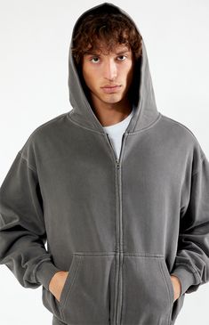 p>The PacSun Vintage Washed Full Zip Hoodie makes for the perfect layering piece. It has a hooded neckline, long sleeves, side pockets, a versatile vintage wash, a soft fleece fabrication, and a full zip closure for the perfect amount of warmth.


	Hooded neckline
	Long sleeves
	Standard fit
	Side pockets
	Full zip closure
	Vintage wash
	100% Cotton
	Machine washable
	Model is wearing size medium
	Model Measurements: 6'1 Height, 30" Waist, 32" Inseam Pacsun Mens, Mens Zip Hoodie, Mens Sweatshirts Hoodie, Black Vintage, Hoodie Top, Full Zip Hoodie, Model Measurements, Pacsun, Swim Shorts