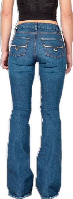 Fabric: 93% Cotton | 6% Polyester | 1% Elastine Fit: Mid Rise, Trouser Fit, Wide Flare Leg Details: Light hand-sanding and rear pockets logos and raw hems. Construction: 11.25 Oz. Denim Our jeans have the longevity and durability you demand because we only source ring-spun denim. Ring-spun denim has greater tensile/tear strength in the fabric form than open-end yarn found in other brands. Thus our jeans last two to three times longer. Kimes Ranch Jeans, Country Jeans, Kimes Ranch, Cute Country Outfits, Western Jeans, Western Store, Western Look, Fits Clothes, Bootcut Jean