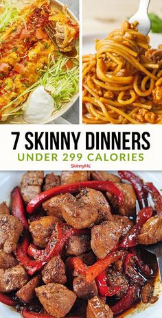 Hunting for delicious weight loss dinner recipes? We’re making that task a little easier by sharing 7 Skinny Dinners Under 299 Calories. Calorie Count, Best Diet Foods, Healthy Food Menu, Low Calorie Dinners, Best Fat Burning Foods, Clean Eating Meal Plan, 300 Calories, Low Carb Diet Recipes, Healthy Diet Recipes