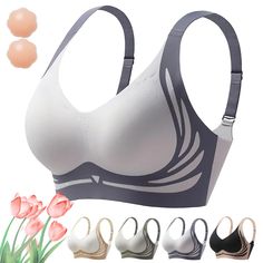 PRICES MAY VARY. 【Lifting Anti-Sagging Wireless Push-up Bra】2024 Summer new anti-sagging bra provide lift and support, while the wireless design ensures you can move freely without any restrictions. Sculpting cups that prevent a sagging bust - keeping you away from the troubles of sagging and expanding breasts 【Full Coverage and Support】Designed with deep cups and full back coverage, our lift full-figure seamless bra hides back fat and offers anti-sagging function. The wide straps provide full s Standing Posture, Gather Bra, Dance Bras, Bra Materials, Posture Support, Perfect Posture, Coverage Bras, Seamless Sports Bra, Lounge Lingerie