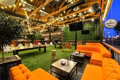 Shisanyama Restaurant Ideas, Outdoor Sports Bar, Sports Bar Interior, Beer Garden Ideas, Sport Bar Design, Bar Lounge Design, Resturant Design