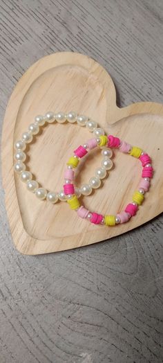 This is the pink lemonade bracelet set Trendy Pink Beaded Bracelets For Party, Pink Casual Beaded Bracelets For Spring, Spring Party Pink Bracelets, Pink Bracelets For Spring Parties, Pink Trendy Beaded Bracelets For Spring, Trendy Pink Beaded Bracelets For Spring, Playful Pink Bracelets For Spring, Playful Pink Bracelets For Summer, Pink Bracelets For Spring