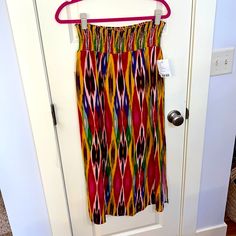 New Condition, With Tags. Never Worn. Sold At Anthropologie. Maxi Skirt Style, Flowy Maxi Skirts, Chiffon Maxi Skirt, White Maxi Skirts, Column Skirt, Striped Maxi Skirts, Tie Skirt, Tiered Maxi Skirt, Red Boho