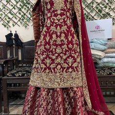 Pakistani Wedding Dress, Lehenga choli, Embroidered Dress, Designer Lehenga, Pakistani Suits, Wedding Dress, Custom wedding dress This is a made-to-order Red Bridal Dress  MATERIAL DETAILS: Shirt: embroidered chiffon  Dupatta: embroidery chiffon duppata  Gharara: Banarsi Gharara  Product details: Chiffon fully heavy embroidered Kameez with Kora Dapka and Zardozi work in golden thread embroidered sleeves  Banarsi lehengas with Zardozi work on the front and back Chiffon bridal duppata with 5 inches boarder NOTE: *NO additional fee will be charged on stitching, the price includes all the expenses. Linning/Inner also available Stitching Service is also provided as per customer requirement Traditional Fitted Wedding Dress With Pallu, Fitted Wedding Dress For Traditional Ceremonies, Fitted Wedding Dress For Traditional Ceremonies And Festive Season, Festive Fitted Wedding Dress For Traditional Ceremonies, Fitted Wedding Dress For Festive Season, Anarkali Style Traditional Drape Wedding Dress, Anarkali Style Wedding Dress For Traditional Ceremonies, Unstitched Wedding Sharara With Gold Embroidery, Unstitched Gold Embroidered Sharara For Wedding