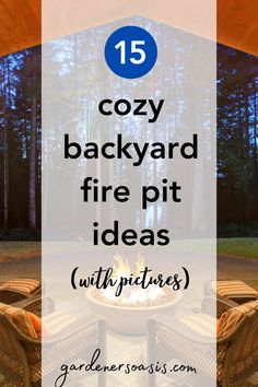 15 Cozy Backyard Fire Pit Ideas | Garden Structures Backyard Fire Pits, Garden Patios