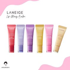 💯% Authentic from ☆☆☆☆☆Trusted Thai store 🇹🇭 ship ~2weeks with tracking number, 💯% Satisfaction. LANEIGE LIP GLOWY BALM.  (10 g) • A lightweight, moisture coating lip balm for hydrated, tinted, and kissable lips throughout the day. • Featuring Antioxidants, Murumuru Butter & Shea Butter 🍓BERRY 🫐BLUEBERRY 💜GUMMY BEAR 🍭SWEET CANDY 🥭️MANGO 🌼VANILLA Exp: h1/2027 Brand : LANEIGE Capacity : 10 g. Target Area : Lips Skin Type : All skin types, dry skin Condition : New with box Country of origin : Republic of Korea ———————————————————— •••Thank you buyer for your interest in our product. Standard int shipping will send with tracking no. after payment 4-5 days via Thailand ~2-3 weeks.  •••If the parcel is received we hope you feedback us FIVE STARS 🙏🏻 ⭐️⭐️⭐️⭐️⭐️  •••Import duties, taxes Laneige Gummy Bear Lip Balm, La Neige Lip Balm, Laneige Berry, Laneige Lip Balm, Socking Stuffers, Laneige Lip Glowy Balm, Lip Glowy Balm, Target Area, Laneige Lip