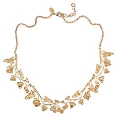 Aurelie Collar– We Dream in Colour Gold Nature-inspired Metal Necklace, Adjustable Gold Nature-inspired Necklace, Conscious Fashion, In Bloom, Jewelry Inspiration, Diamond Necklace, 404 Not Found, Sparkle, Necklaces