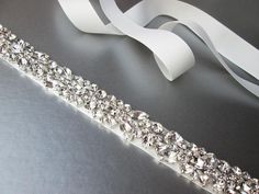 Swarovski crystal belt sash Bridal Swarovski crystal sash | Etsy Bridal Hair Half Up, Crystal Hair Vine, Wedding Dress Belt, Crystal Belt, Wedding Sash Belt, Beautiful Belts, Ribbon Belt, Rhinestone Belt, Wedding Belts