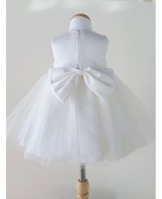 Get 10% off now! Buy simple white tulle pearls toddler flower girl dress with bow at cheap price online. Free stable shipping and pro custom service since 2009. Pageant Tulle Dress With Satin Bow, Tulle Dresses With Satin Bow For Pageants, Tulle Dress With Satin Bow For Pageant, Fitted Tulle Baptism Dress With Bow, Princess Tutu Dress With Satin Bow, Princess Style Tulle Tutu Dress With Satin Bow, Princess Dress With Satin Bow For Dress-up, Elegant Tutu Dress With Satin Bow For Dress-up, Elegant Tulle Tutu Dress With Bow