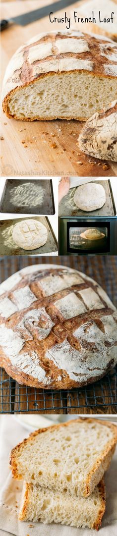 the bread has been sliced and is ready to be baked in the oven for consumption