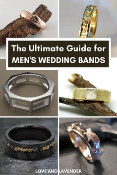 the ultimate guide for men's wedding bands