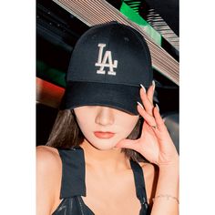 Unisex New Fit Structured Ball Cap LA Dodgers Black One Size, Ball Cap, Mlb, Black