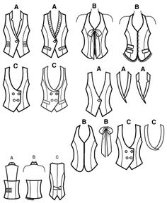 sewing instructions for ladies's vests