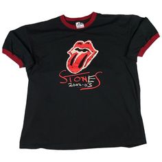 Size: Unisex Xl Condition: Pre-Owned Gently Used Condition Rolling Stones Shirt, Dripping Springs, Guess Men, Shirts Vintage, Vintage Rock, Ringer Tee, Concert Tees, Concert Tshirts, Minimalist Wardrobe