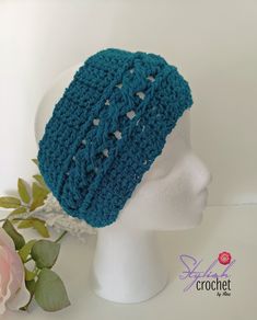 Handmade blue Crochet Ear Warmer, perfect for this winter. It matches most outfits. Feels light and comfortable. Beautiful detailed Cable crochet Headband for women, to be wear on special occasions or just to go out with friends.  This headband fits most teens and adults heads 100% Acrylic Size: 21.25 x 4ch. Find other items here https://www.etsy.com/shop/StylishCrochetByAna Handmade Blue Headband As Gift, Handmade Blue Headband Hair Accessories, Blue Handmade Headband Hair Accessories, Handmade Blue Headband, Casual Winter Headband Wrap, Blue Headband Hair Accessories Gift, Winter Headwrap Headband In One Size, Winter Headband Headwrap, Winter Headwrap Headband One Size