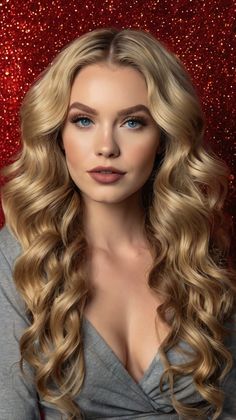 Sophisticated Retro waves Christmas hairstyle for Hollywood Waves 🌈 Christmas Hairstyles