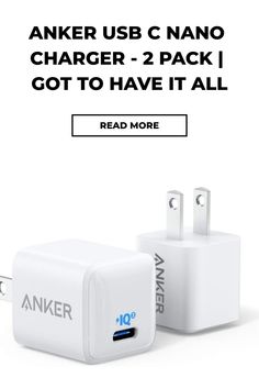 anker usb c nano charger - 2 pack i got to have it all