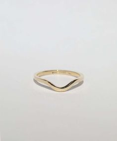 Custom made to fit. A bespoke curved wedding band to fit around heirloom engagement rings. Specifications: 14k yellow gold, 1.5mm width. Please note custom pieces are not valid for refund or exchange. Macha Jewelry, jewelry store, unique non-traditional engagement rings, men's and women's wedding bands sustainably custom handcrafted in Brooklyn,NYC, fine jewelry, conflict free, diamonds, ethical Yellow Gold Curved Wedding Band, Thick Gold Wedding Band, Circle Engagement Rings, Open Wedding Band, Heirloom Ring, Curved Ring, Heirloom Rings, Contour Wedding Band, Wedding Band Styles