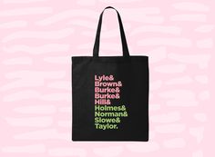 Matte Green, Green Tote, Sorority Sisters, Charcoal Art, Matte Pink, Black Tote, Black Charcoal, Black Art, Sorority