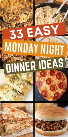 three easy monday night dinner ideas that are perfect for the whole family to enjoy together