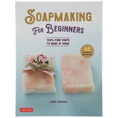 Binding: Hardcover Pages: 95 Author: Ayako Umehara UPC: 9780804856911 ISBN: 978-0-8048-5691-1 Quantity: 1 Get lost in the world of handmade soaps with this Soap Making For Beginners. This book features easy-to-follow recipes and accessible ingredients for those with no prior soap-making experience. Learn how to make classic bars, all-natural hand soaps, cleansers for kids and pets, and seasonal and holiday soaps. It even has extensive coverage of aromatic herbs, dried botanicals, colors, and ess Soap Making For Beginners, Butter Rose, Natural Soaps Recipes, Matcha Mint, Natural Hand Soap, Almond Soap, Pure Soap, Holiday Soap, Natural Recipes