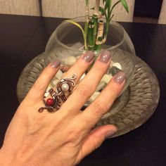 This copper coral and pearl ring, it it bring you good luck and I hope you enjoy it for years to come. You will feel beautiful, amazing and perfect. Because these are the most often used adjectives from thousands of happy customers. This copper ring is basically adjustable and will fit just about any size. The Coral and Pearl ring are sized to fit most fingers but custom redesign sizing can be done to ensure a comfortable fit for larger or for petite ring. Adjustable fit by bending the ring. But Wire Wrap Ring, Copper Wire Jewelry, Petite Ring, Ring Wire, Wire Wrapped Ring, Wire Wrapped Bracelet, Copper Ring, Wrap Ring, Jewelry Wire