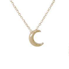 Nana Bijou’s precious Crescent Moon necklace ~ composed of 14K solid gold and beautifully complemented by a delicate yet durable 14K solid gold chain. The chain is finished with a secure spring ring clasp & Nana Bijou signature logo tag. Gold Plated Crescent Charm Necklaces, Dainty Crescent Yellow Gold Charm Necklaces, Gold Crescent Charm Necklace With Clavicle Chain, Dainty Yellow Gold Crescent Charm Necklaces, Gold Plated Crescent Charm Necklace, Gold-plated Crescent Charm Necklaces, Gold Crescent Clavicle Chain Charm Necklace, Gold-plated Crescent Charm Necklace, Dainty Crescent Yellow Gold Necklace