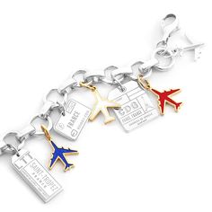 This 925 solid sterling silver St. Tropez luggage tag charm features the IATA code for the Saint-Tropez International Airport in La Môle, LTT. It serves as a ready conversation-starter for those already steeped in hot Côte d'Azur summers, those holidays spent amongst the world's most glamorous. It’s 30 degrees in the sun (a crisp 20 in the sea) as you admire the 75 yachts moored off the shore of this fishing village turned jet-set beach resort. Your best bet to cool down? Rosé at Club 55. Life o Luxury Silver Jewelry For Travel, Saint Tropez France, French Souvenirs, Passport Stamps, Charm Holder, Cote D’azur, St Tropez, Fishing Villages, French Riviera