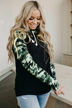 Camouflage Drawstring Hood Sweatshirt For Fall, Fall Camouflage Sweatshirt With Drawstring Hood, Camouflage Sweatshirt With Drawstring Hood For Fall, Camouflage Hoodie Sweatshirt For Fall, Camouflage Long Sleeve Cotton Hoodie, Camouflage Cotton Hoodie With Long Sleeves, Camouflage Long Sleeve Hoodie For Winter, Long Sleeve Camouflage Sweatshirt For Fall, Camouflage Long-sleeved Hoodie For Winter