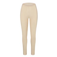 These High Waisted Leggings Are The Lightweight Staple You’ll Want To Wear Under Your Favorite Pants And Dresses For A Sleek Silhouette. Hits At The Ankles. Features Bonding Along The Waistband For Support And Compression, Plus Raw Cut Edges At The Legs For A Comfortable Fit That Never Digs. Fits True To Size. Retail $68 Elastic Tights For Spring, Beige Fitted Bottoms For Daywear, Fitted Beige Bottoms For Daywear, Fitted Footless Loungewear Pants, Beige Stretch High-cut Leg Pants, Fitted Beige Footless Bottoms, Beige Stretch Pants With High-cut Leg, Spring Loungewear Footless Bottoms, High Waist Elastic Tights