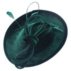 Premium Elegant Womens Loop Velvet Wedding Occasion Church Fascinator Headpiece Hat A624, Womens Accessories Classy Hats, Velvet Wedding, Velvet Cloth, Couture Hats, Church Hat, Sewing Clothing, Floppy Sun Hats, Velvet Hat, Elegant Hats