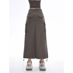 Introducing Our Latest Arrival Elevate your summer wardrobe with our New Cargo Long Skirt – a perfect blend of comfort, style, and versatility. This casual drawstring skirt with pockets is designed for the modern woman who values both fashion and functionality. Key Features Empire Waistline for a flattering fit Mid-Calf Length – the ideal balance of modesty and trendiness No-Nonsense Decoration – embrace simplicity with a clean look A-Line Silhouette for a graceful and timeless appeal Solid Pattern Type – a wardrobe staple that pairs effortlessly Crafted from a blend of Cotton and Polyester for ultimate comfort Non-Stretch Elasticity for a structured and reliable fit Regular Fit – providing comfort without compromising style When to Wear This high-waisted skirt is your go-to choice for cas Casual Full-length Lined Skirt, Spring High-waist Skirt With Pockets, Knee-length Bottoms With Side Pockets For Spring, Relaxed Fit Solid Maxi Skirt, Baggy Cotton Maxi Skirt Casual, Baggy Cotton Maxi Skirt Casual Style, Trendy Summer Cargo Skirt With Pockets, Cotton Mini Skirt With Cargo Pockets, Trendy High-waist Cargo Skirt