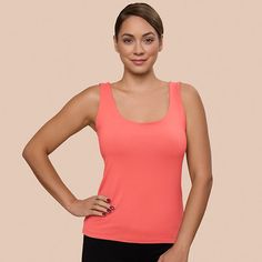 Experience luxury with our double-layer tank top, delicately crafted from exquisite Italian stretch jersey. Boasting dual layers for optimal support and comfort, this top is perfect for your workouts and can also be worn as a standalone piece or as a supportive layer. The modern and flattering u-shaped neckline exudes sophistication. Please note that this style runs large, so we recommend sizing down for the perfect fit. Embrace breathability and 4-way stretch with this tank top. Double Layer Tank Top, Italian Lingerie, Layered Tank Top, Winter Wrap, Plus Size Winter, Layering Tanks, Everyday Luxuries, Layered Tops, Double Layer