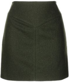 Fitted Solid Mini Skirt For Fall, High-waisted Winter Mini Skirt For Workwear, High Waist Mini Skirt For Winter Workwear, Fitted Wool Bottoms, Fitted Winter Pencil Skirt, Fitted Pencil Skirt For Winter, Fitted Wool Bottoms In Solid Color, Spring Skirt With Concealed Front Fastening, Fitted Office Skirt With Concealed Fastening