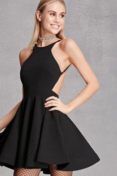 This dress could be custom made, there are no extra cost to do custom size and color. Formal Black Halter Neck Mini Dress, Black Halter Neck Mini Dress For Formal Occasions, Black Halter Neck Mini Dress For Formal Events, Black Halter Neck Mini Dress For Cocktail, Black Halter Neck Midi Dress For Formal Occasions, Black Halter Neck Midi Dress For Cocktail, Black Halter Neck Midi Dress For Spring, Black Graduation Dress, Homecoming Dresses Short Black