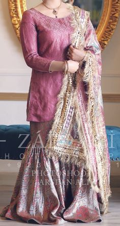 Pakistani Duppata, Kaftan Dress Outfit, Gharara Designs, Nikkah Bride, Summer Kaftan, Heavy Dresses, Asian Bridal Dresses, Bridal Dresses Pakistan