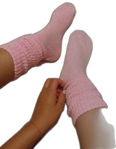 Super Soft Comfortable Pink Socks, Comfortable Super Soft Pink Socks, Pink Comfortable Stretch Socks, Super Soft Pink Casual Socks, Casual Super Soft Pink Socks, Slouchy Socks, Socks, Pink