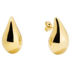 Our electroform hoops collection is designed to keep you on trend without weighing you down. Made of 14k yellow gold, and sturdy enough to withstand everyday wear. Medium: 22mm long, approximately 3.9 grams per pair Large: 26mm long, approximately 5.3 grams per pair Contemporary Teardrop Yellow Gold Earrings, Contemporary Yellow Gold Teardrop Earrings, Modern Gold Teardrop Drop Earrings, Modern Gold Teardrop Earrings With Polished Finish, Modern Yellow Gold Teardrop Pierced Earrings, Modern Yellow Gold Teardrop Earrings, Modern Teardrop Earrings For Anniversary, Modern Yellow Gold Drop Jewelry, Modern Gold Teardrop Earrings In 14k Gold