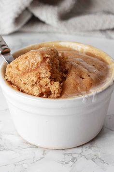 picture of a vegan gingerbread mug cake Non Dairy Desserts, Cake In A Mug