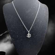 For Children And Adults. Chain Not Included. Everyday Silver Anchor Jewelry, Everyday Silver Jewelry With Anchor Shape, Silver Anchor Necklace In Sterling Silver, Anchor Heart, Long Tassel Necklace, Lapis Necklace, Statement Collar Necklace, Rhinestone Statement Necklace, Chocker Necklace