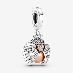 Spread your wings and take flight with this year's Pandora Club Charm. A universal symbol of luck and hope, our Pandora Club 2022 Ladybird & Heart Dangle Charm features sterling silver wings that open to reveal a glowing 14k rose gold-plated heart, set with a round brilliant excellent cut lab-grown diamond as a special surprise inside. Engraved with the message "Hope has wings" on the back of the heart, wear yours to symbolise your hopes for the year ahead and beyond. Each Pandora Lab-grown diam New Pandora Charms, Charms Pandora, Bracelet Pandora, Silver Wings, Pandora Bracelet Charms, Classic Jewelry, Dangle Charms, Bijoux Diy, Pandora Bracelet