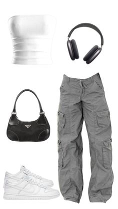 Easy Trendy Outfits, Cute Comfy Outfits, Baggy Pants, Really Cute Outfits, Komplette Outfits