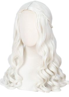 PRICES MAY VARY. Package: 1 wigs+1 free wig cap Head Circumference:54-61cm Material:high quality synthetic high temp fiber Color:As picture.The color may vary due to inherent manufacturing varations or your computer monitor color settings Perfect for Halloween, concerts, theme parties, weddings, dating, and any other occasion White Queen Costume, Tiffany Costume, White Wig, Good Quality Wigs, Long Wavy Wig, Kids Wigs, Green Wig, Hair Color Chart, Queen Costume