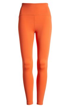 Compression Clothing, Orange Leggings, Sunset Orange, Cute Leggings, Beyond Yoga, Lululemon Leggings, High Waisted Leggings, Stretchy Fabric, Halloween Ideas