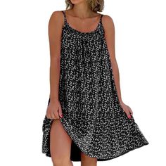 Women's Summer Floral Dress Casual Sleeveless Spaghetti Strap Boho Sundress Midi Dresses Product Details Size: Small Color: Black Brand: No Brand Mpn: Dz042 Upc: Does Not Apply Ean: Does Not Apply * Item Model Number : Dz042 * Department : Womens * Date First Available : December 29, 2023 Polka Dot Summer Dresses, Mid Calf Skirt, Spaghetti Strap Maxi Dress, Mini Cami Dress, Camisole Dress, Loose Dress, Types Of Skirts, Cami Dress, Spaghetti Strap Dresses